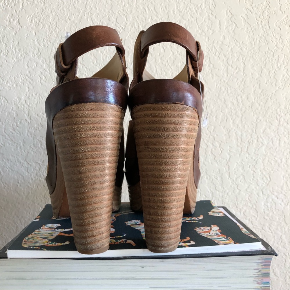 SALE Rag & Bone Sloane Nubuck Platform Sandal Stac - Picture 7 of 8